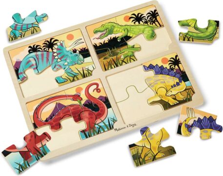4-in-1 Dinosaur Jigsaw Puzzle