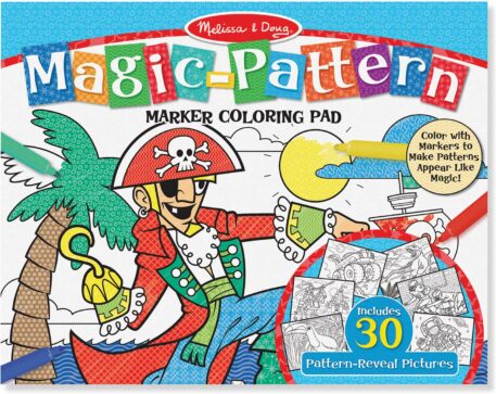 Magic-Patterns Coloring Pad - Blue