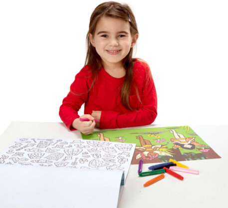 Color-Your-Own Sticker Pad - Dress-Up