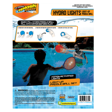Hydro Lights Light Up Paddle Ball
