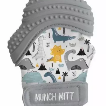Munch Mitt - Grey Dino