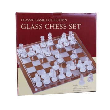 Chess Etched Glass Set