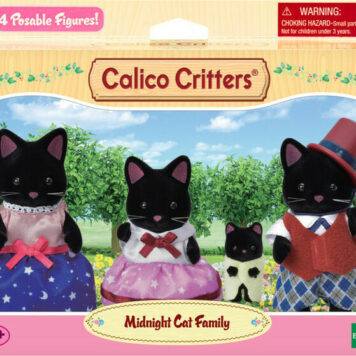 Midnight Cat Family (4 Member)