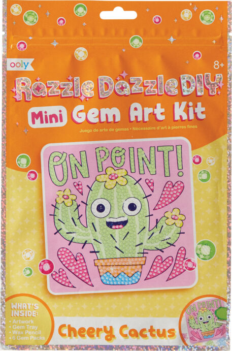Razzle Dazzle D.I.Y. Mini Gem Art Kit: Cheery Cactus