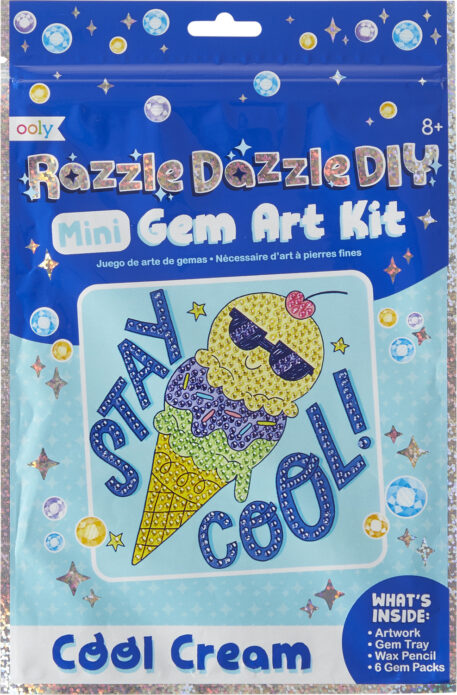 Razzle Dazzle D.I.Y. Mini Gem Art Kit: Cool Cream