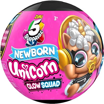 5 Surprise Unicorn Glow Squad