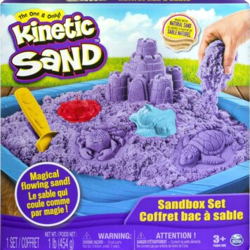 Kinetic Sand, 1lb Sandbox Playset (purple)